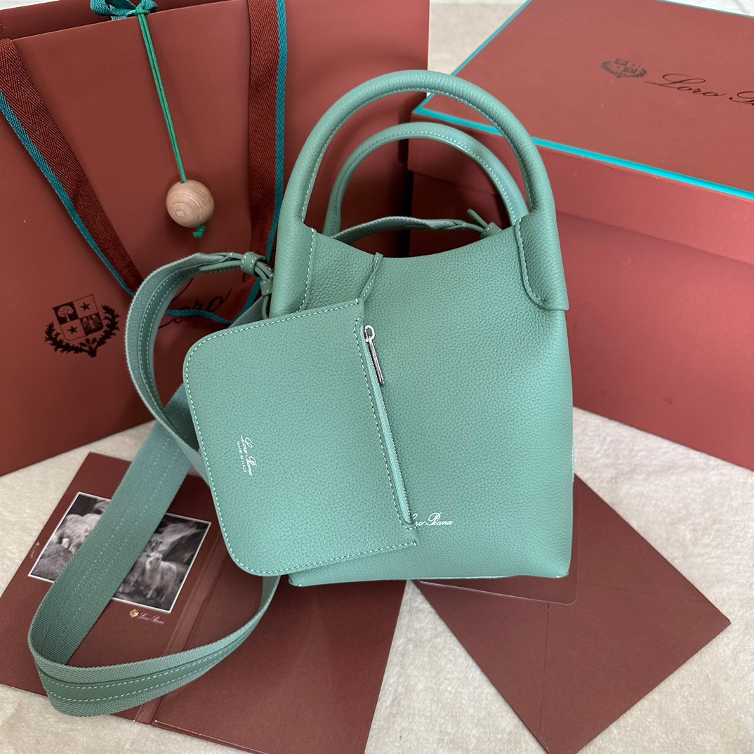 MICRO BALE BAG IN MARS RED CALFSKIN