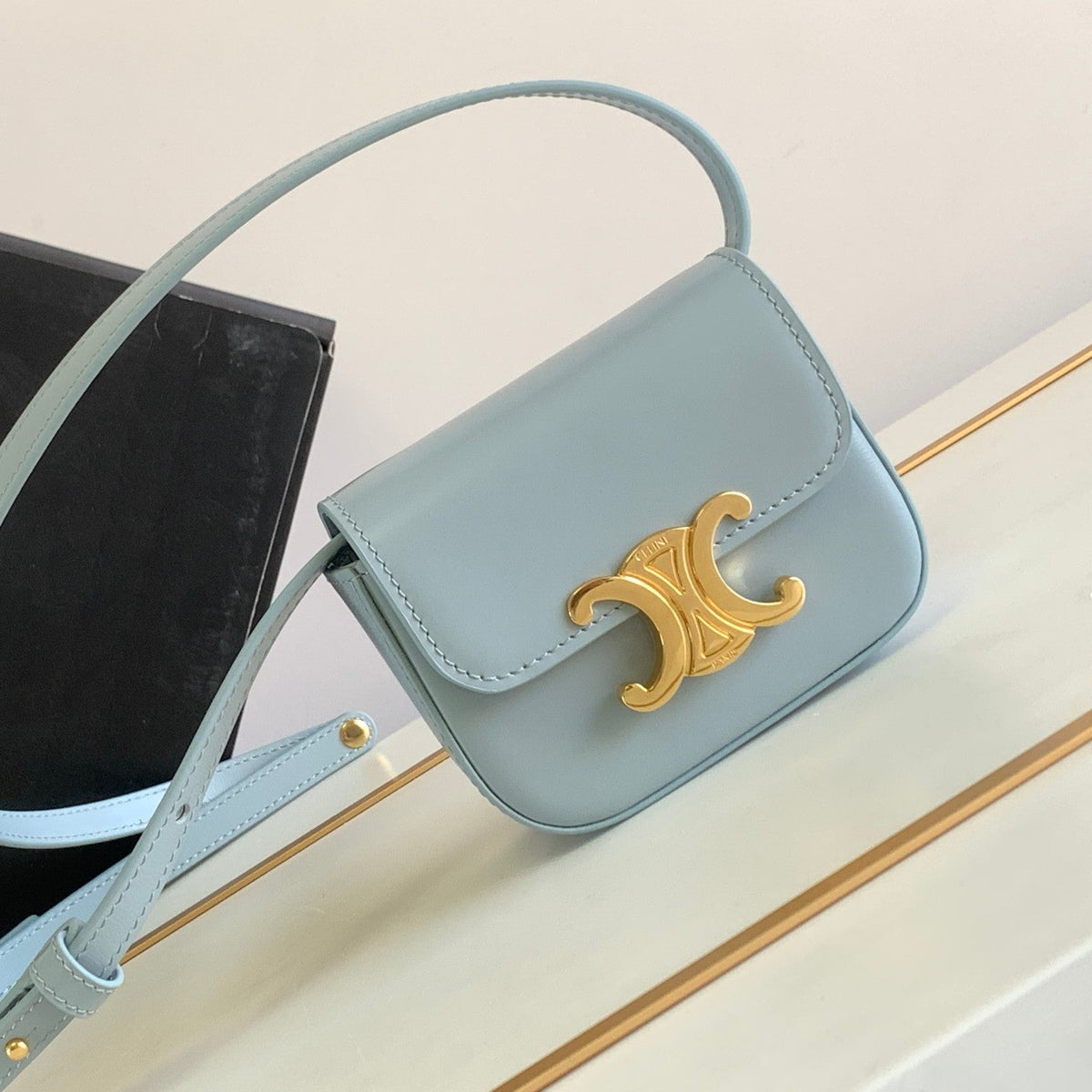 TEEN TRIOMPHE 11CM ORANGE CALFSKIN