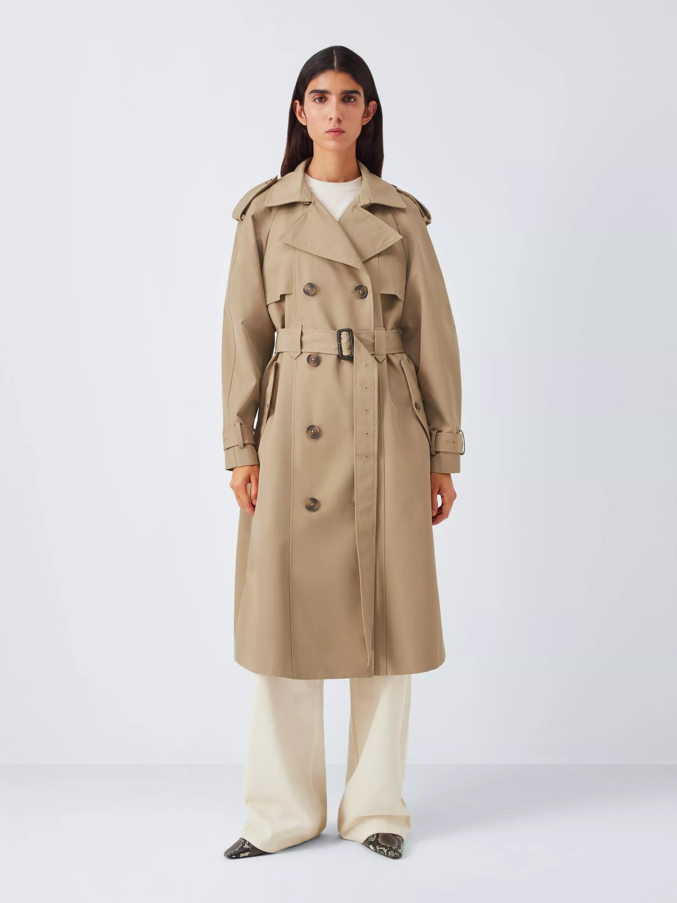 Burberry Trench Coat Beige Cotton