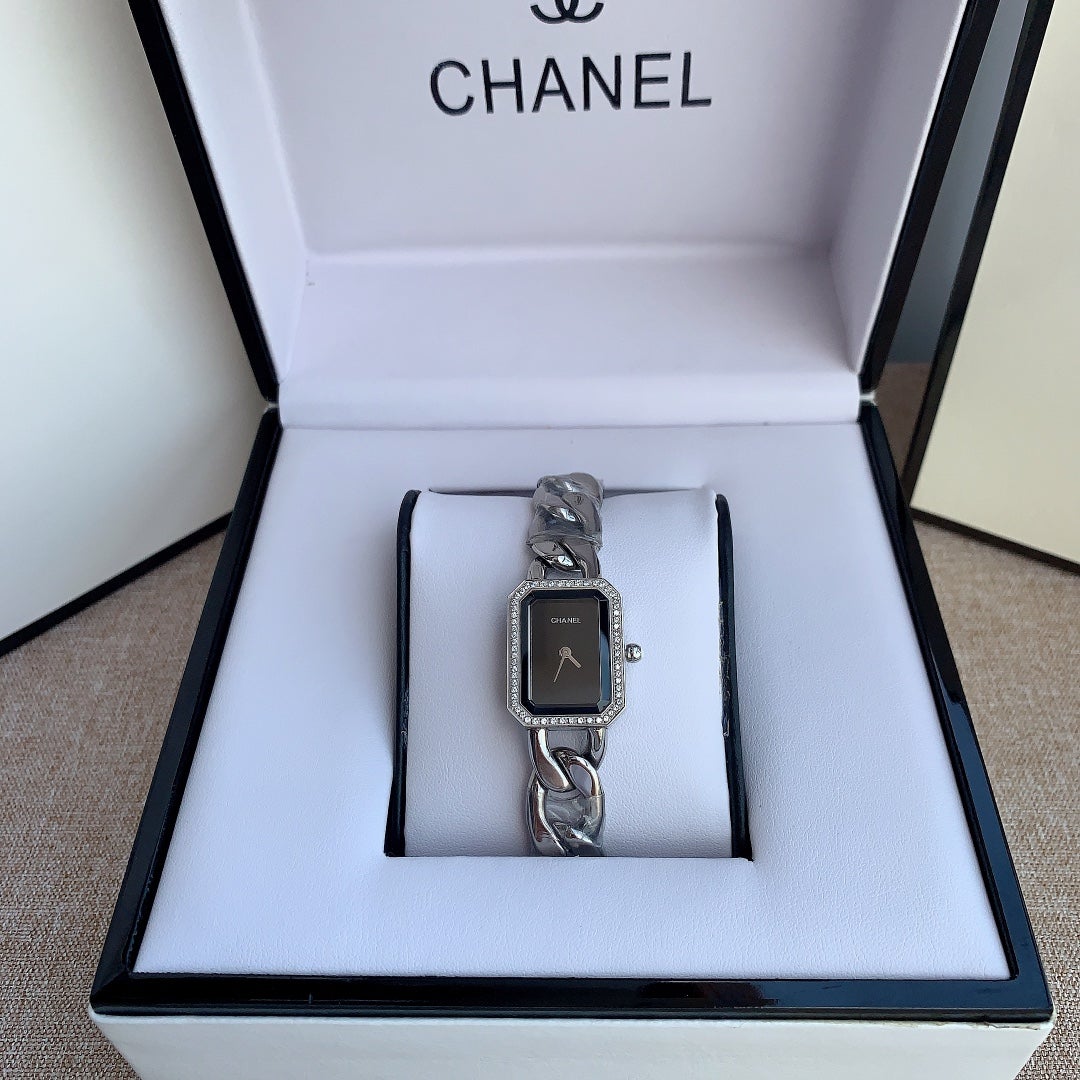 PREMIERE CHAINE QUARTZ DIAMOND BEZEL ( INCLUDE BOX )