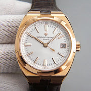 VACHERON OVERSEA AUTOMATIC 41 YELLOW GOLD WHITE DIAL