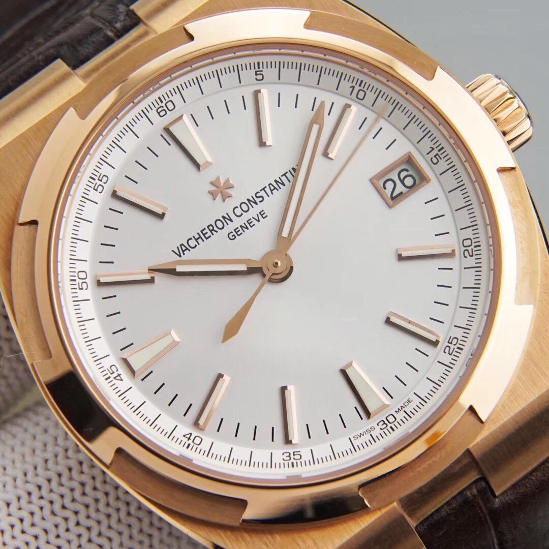 VACHERON OVERSEA AUTOMATIC 41 YELLOW GOLD WHITE DIAL