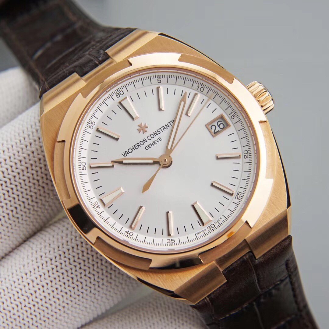 VACHERON OVERSEA AUTOMATIC 41 YELLOW GOLD WHITE DIAL
