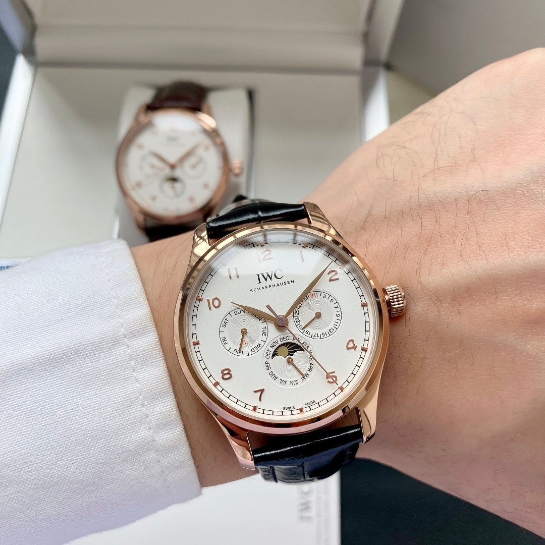 PORTUGUESE PERPETUAL CALENDAR ROSE GOLD