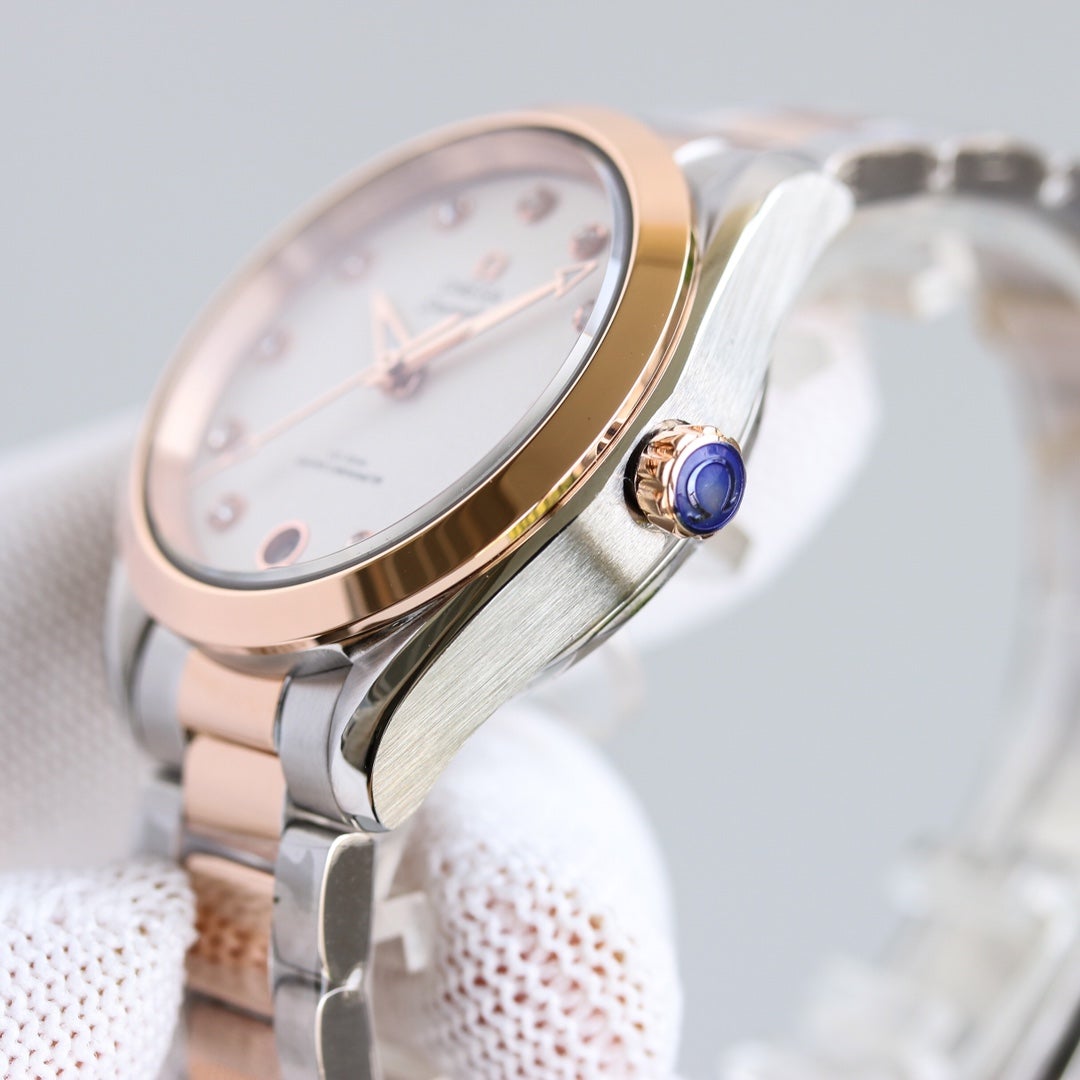 SEAMASTER CO-AXIAL 34MM ROSE GOLD STEEL