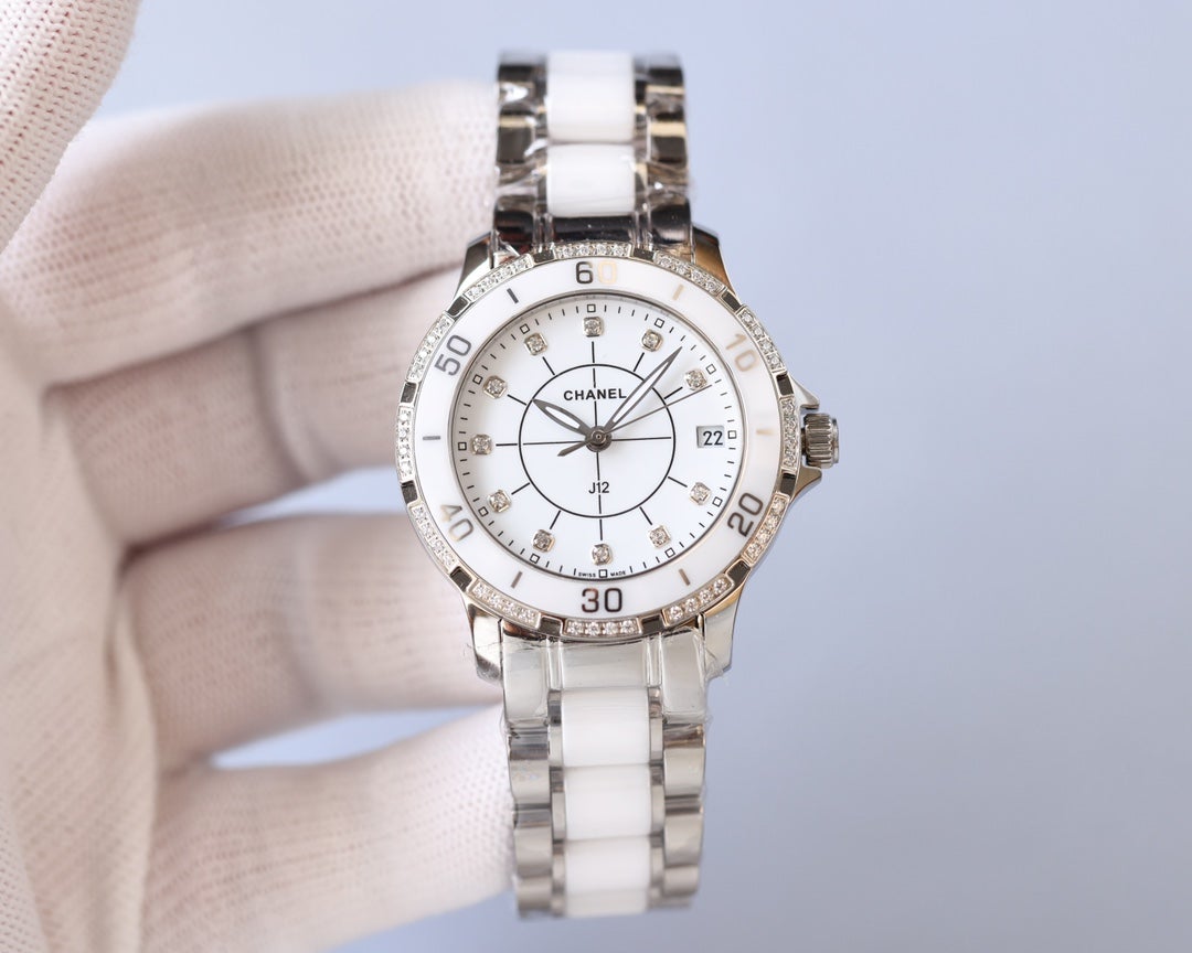 J12 AUTOMATIC TWO-TONE DIAMOND BEZEL