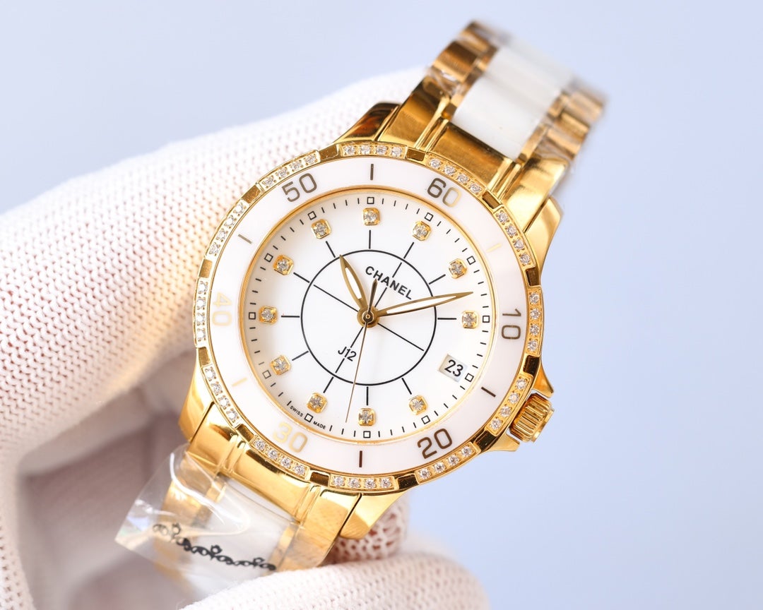 J12 AUTOMATIC TWO-TONE DIAMOND BEZEL