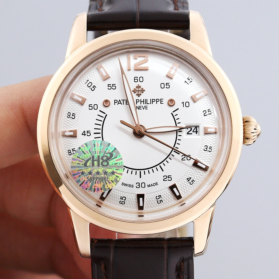 PATEK CALATRAVA 40MM DATE WHITE DIAL