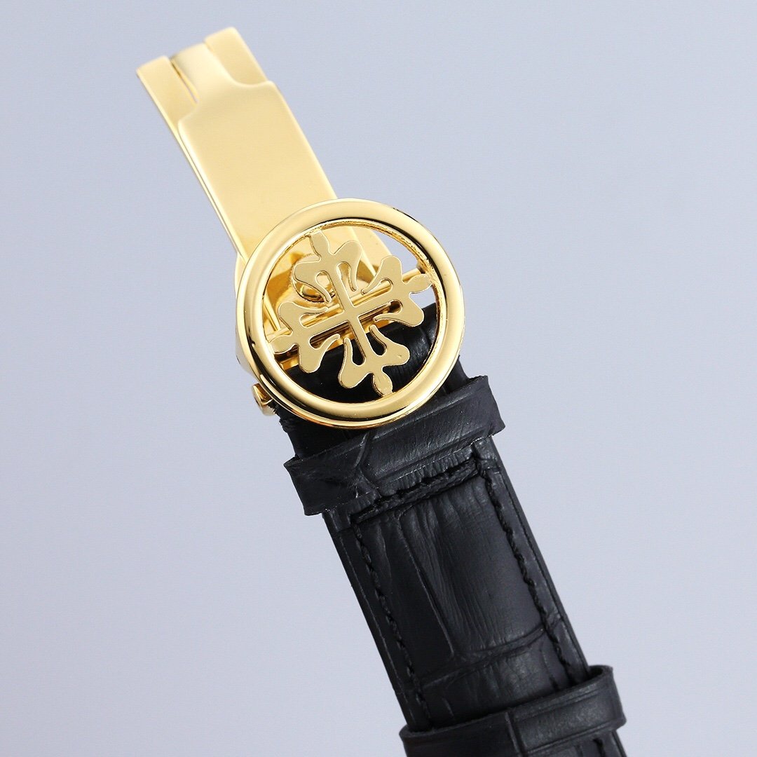 PATEK CHRONOGRAPH GOLD CASE 5975 WHITE DIAL