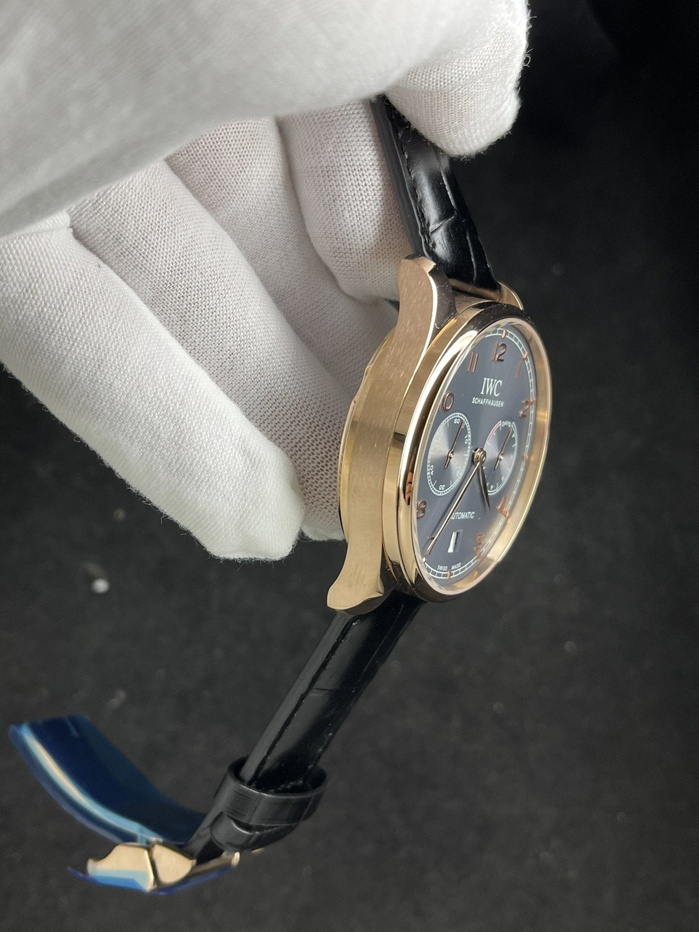 PORTUGUESE 7 DAYS 42MM ROSE GOLD GREY DIAL