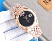 DAY-DATE 41 CUSTOM BLACK DIAL NO NUMERALS