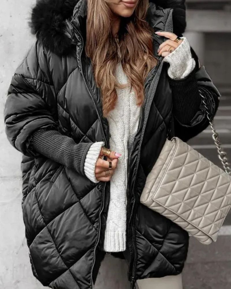CELINA - Winter Zip Hooded Jacket #NEO12029