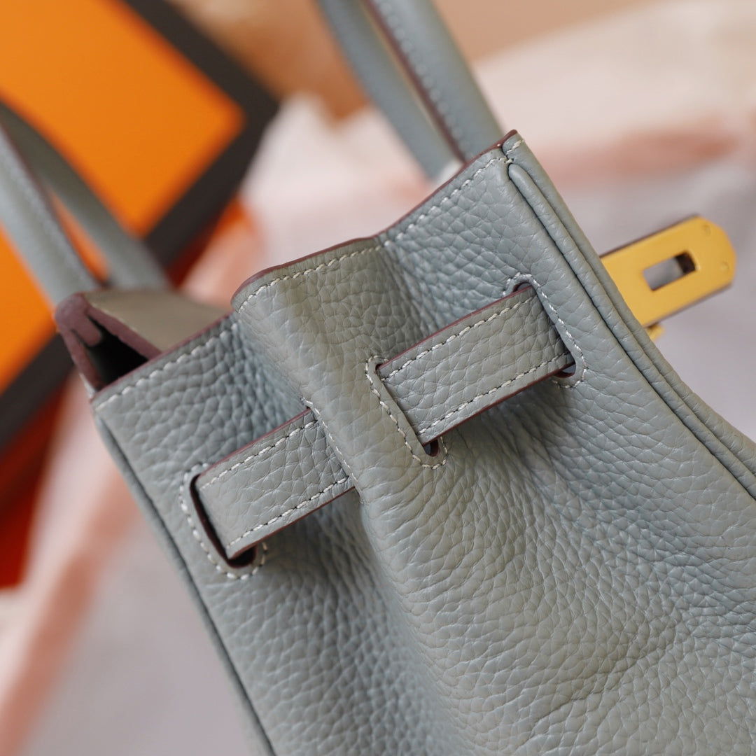 HM BIRKIN BAG 30 TEMPERED GRAY TOGO GOLD HARDWARE