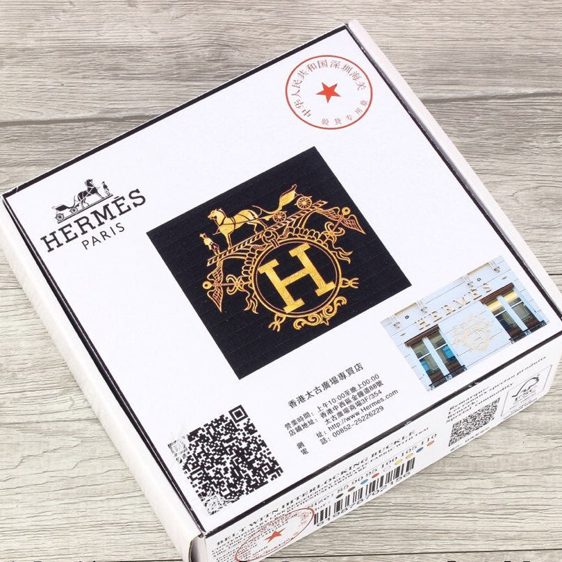 HM Constance Belt 38mm Black Cowhide Sliver Buckle 620194