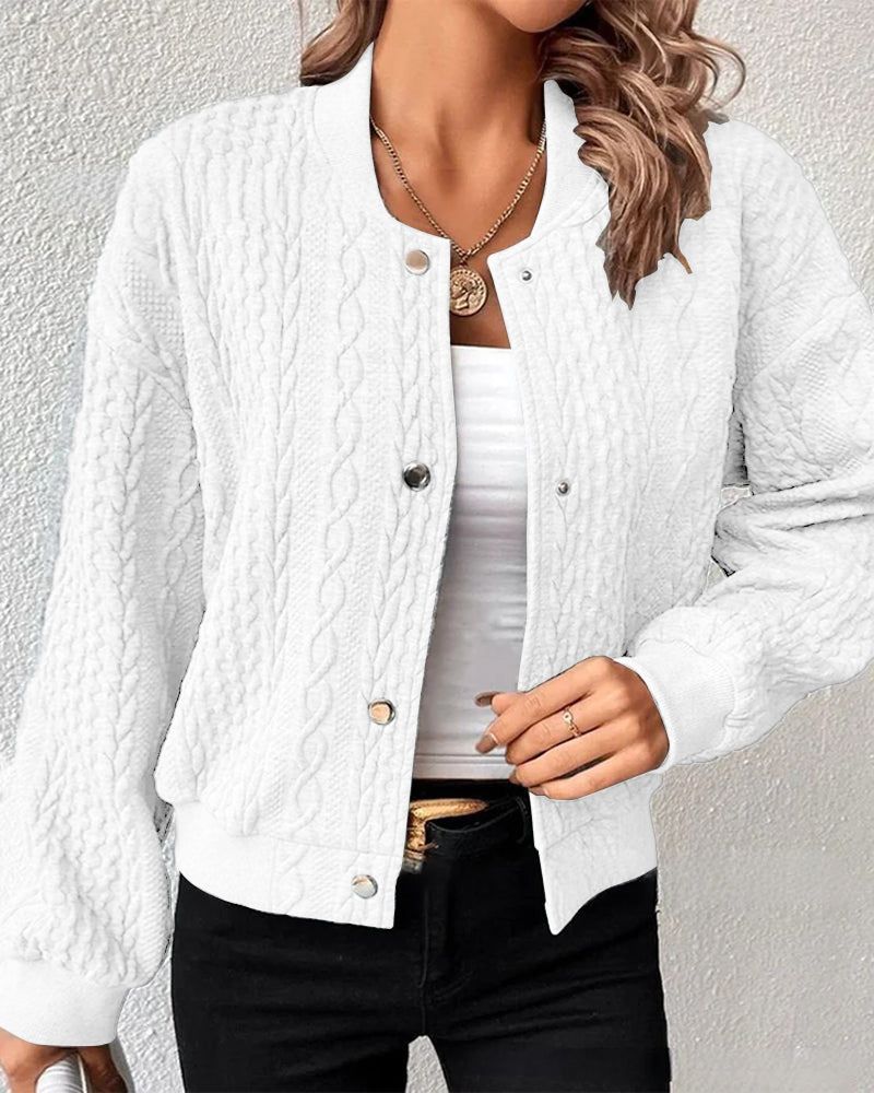LOLA - STYLISH CARDIGAN WITH BUTTONS #VEV42373