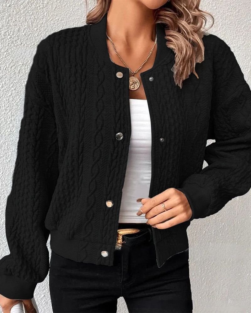 LOLA - STYLISH CARDIGAN WITH BUTTONS #VEV42373