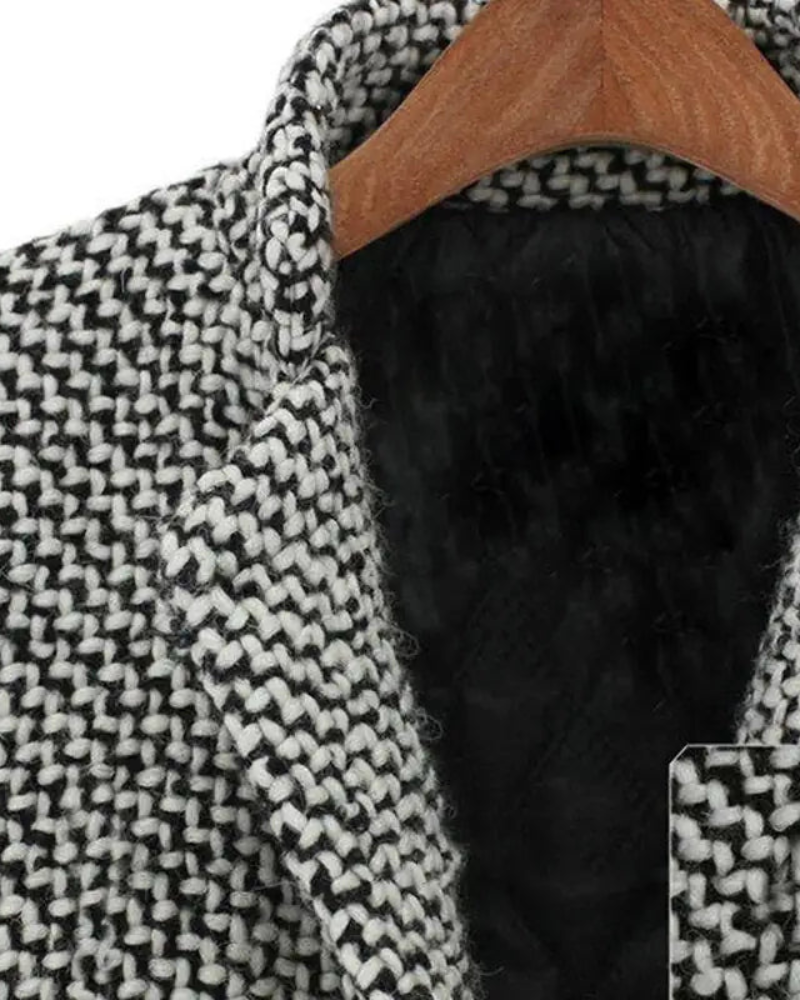 LAINEZ - Long wool jacket VEV41611