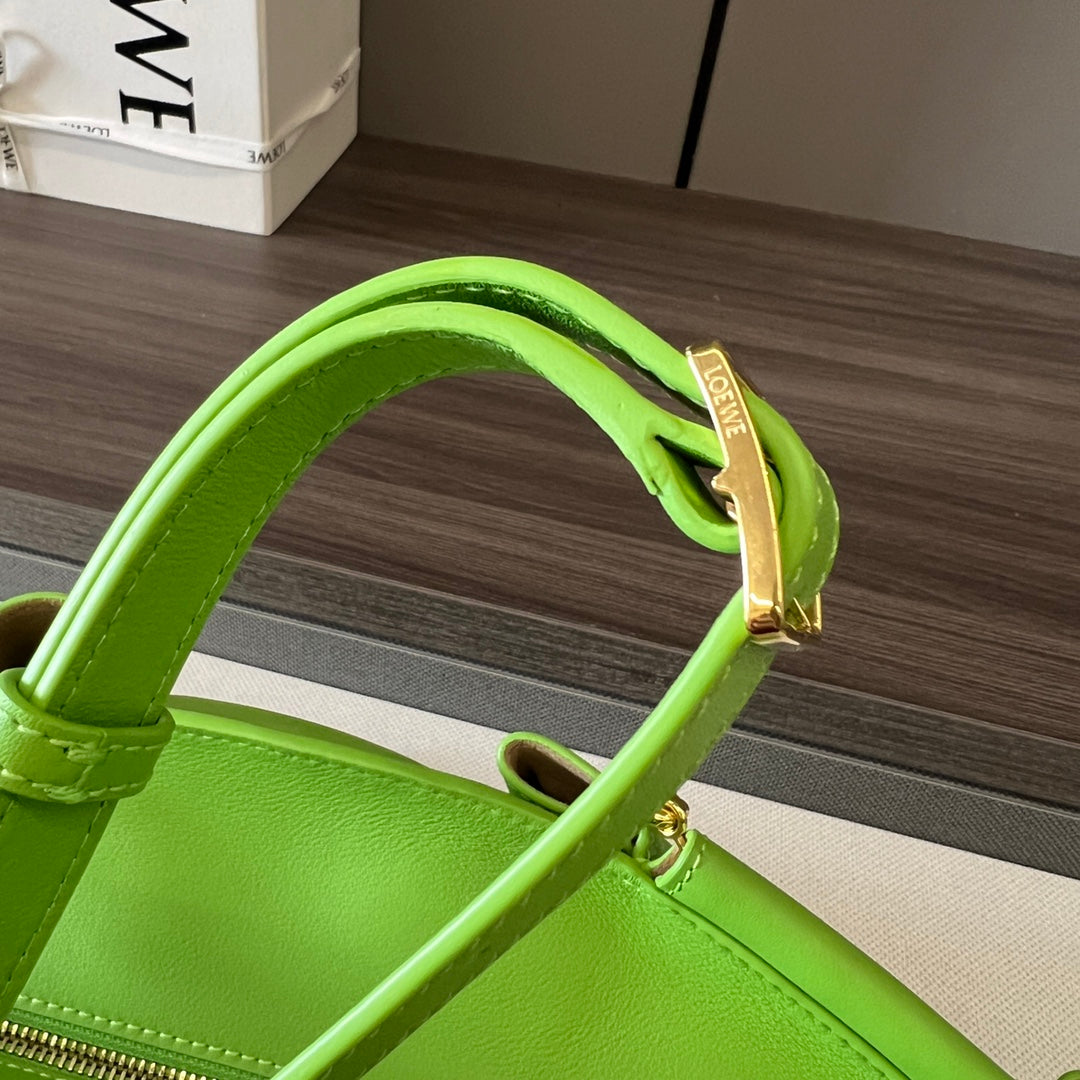 Loewe Small Dumpling Bag 35 Green Calfskin 280643