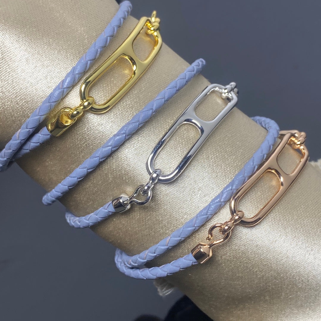 Hermes Pig Nose Light Lavender Bracelet