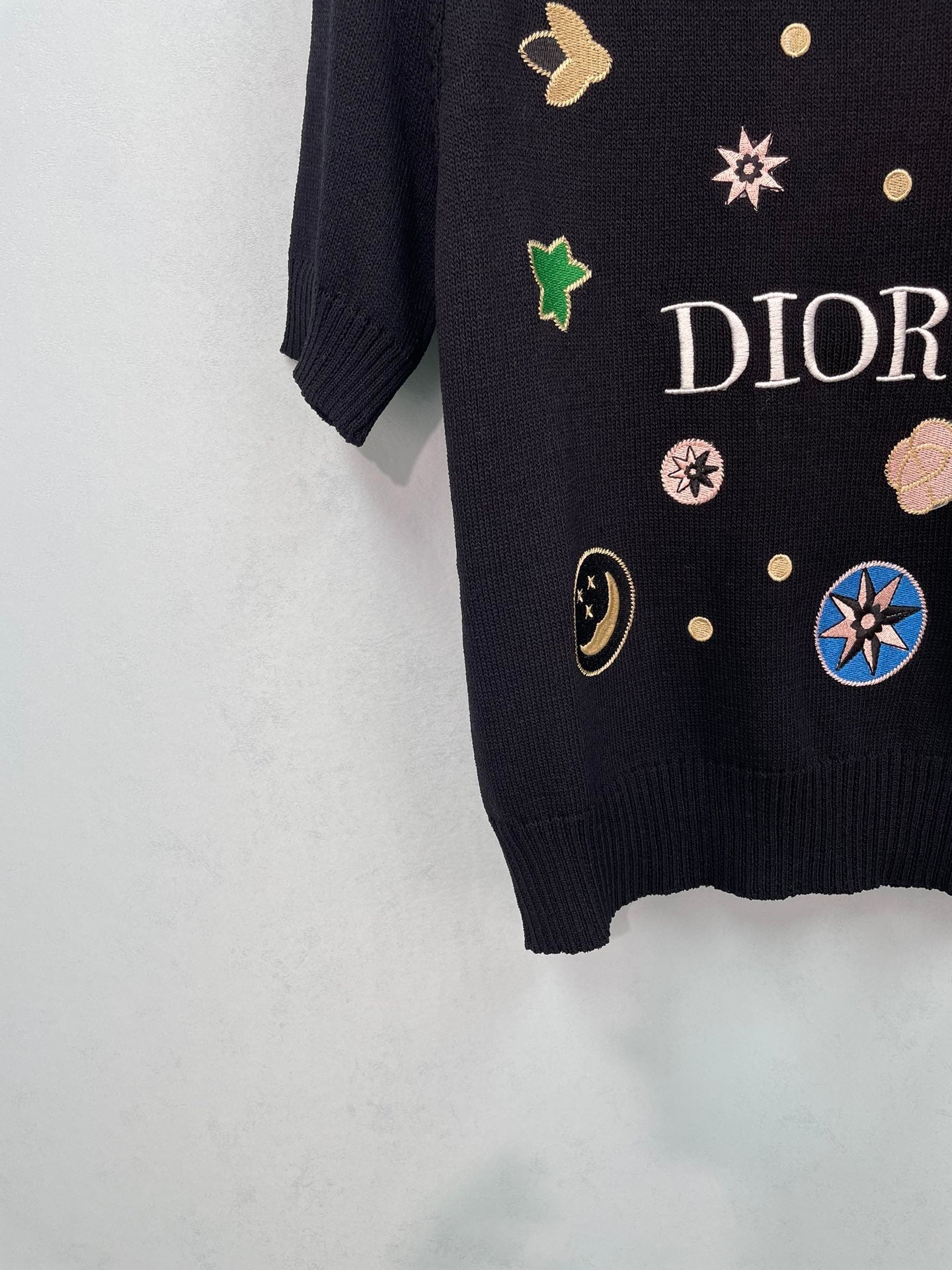 Dior 2026 Knit Short-sleeved Top Wool 757396