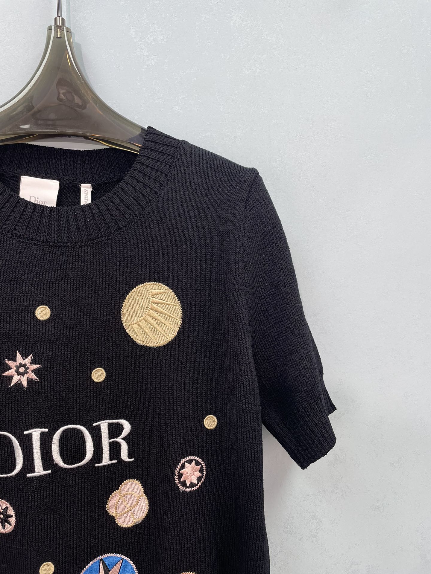 Dior 2026 Knit Short-sleeved Top Wool 757396
