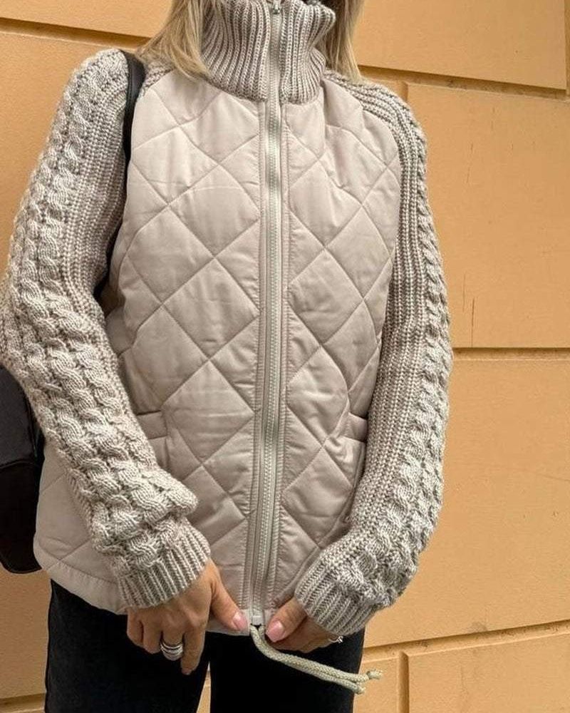 BOILAR - Casual Knitted Jacket with Zip Fastening RSA11074