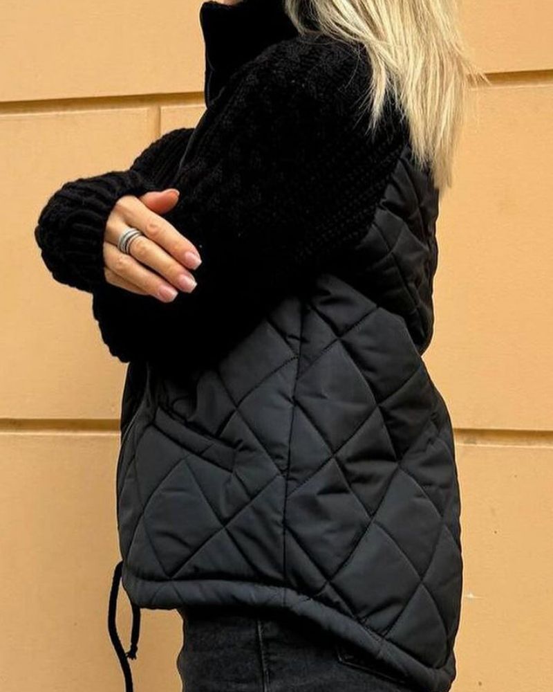BOILAR - Casual Knitted Jacket with Zip Fastening RSA11074