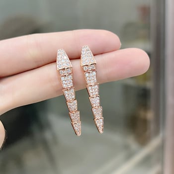 SERPENTI EARRINGS FULL DIAMOND