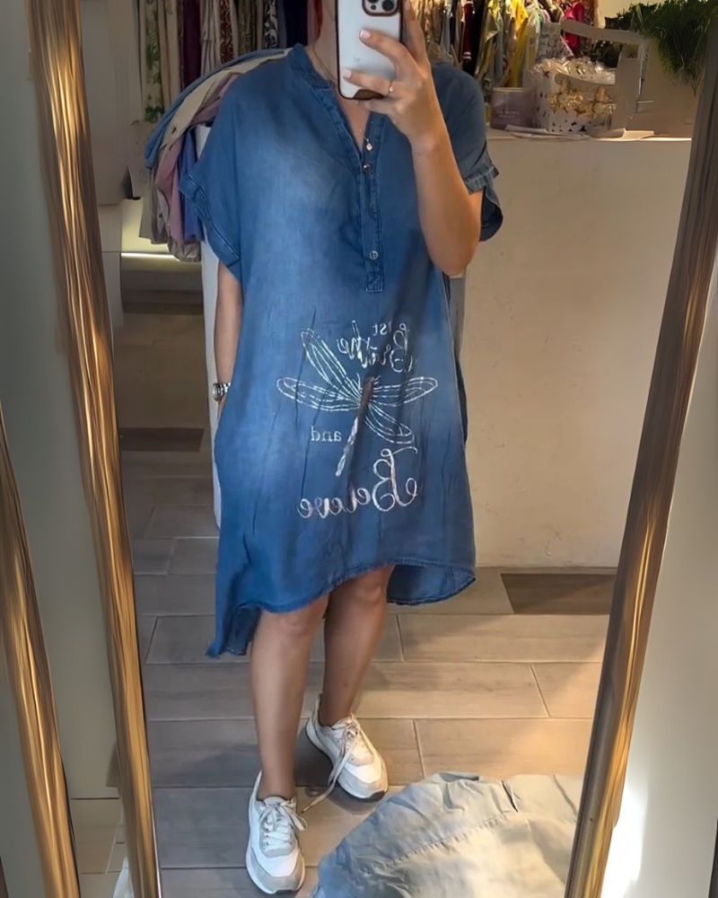 DALPHI - Casual denim dress #KAL4909