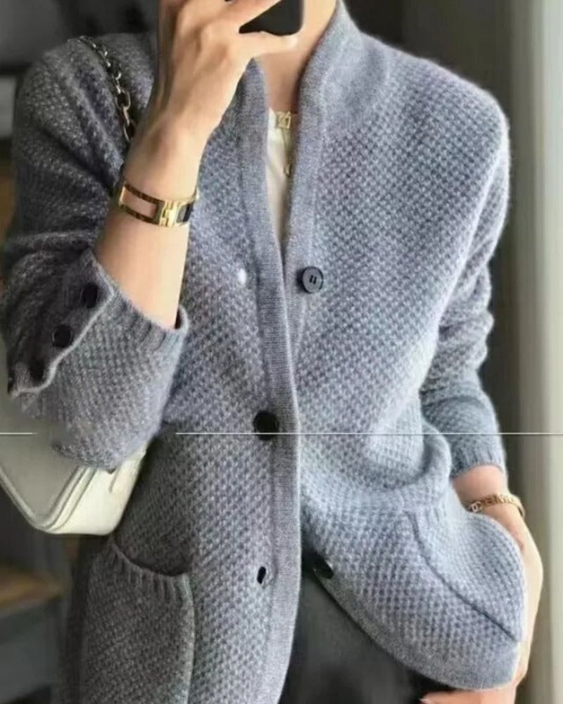 SARAE - Women's wool thick sweater jacket #VIE4189