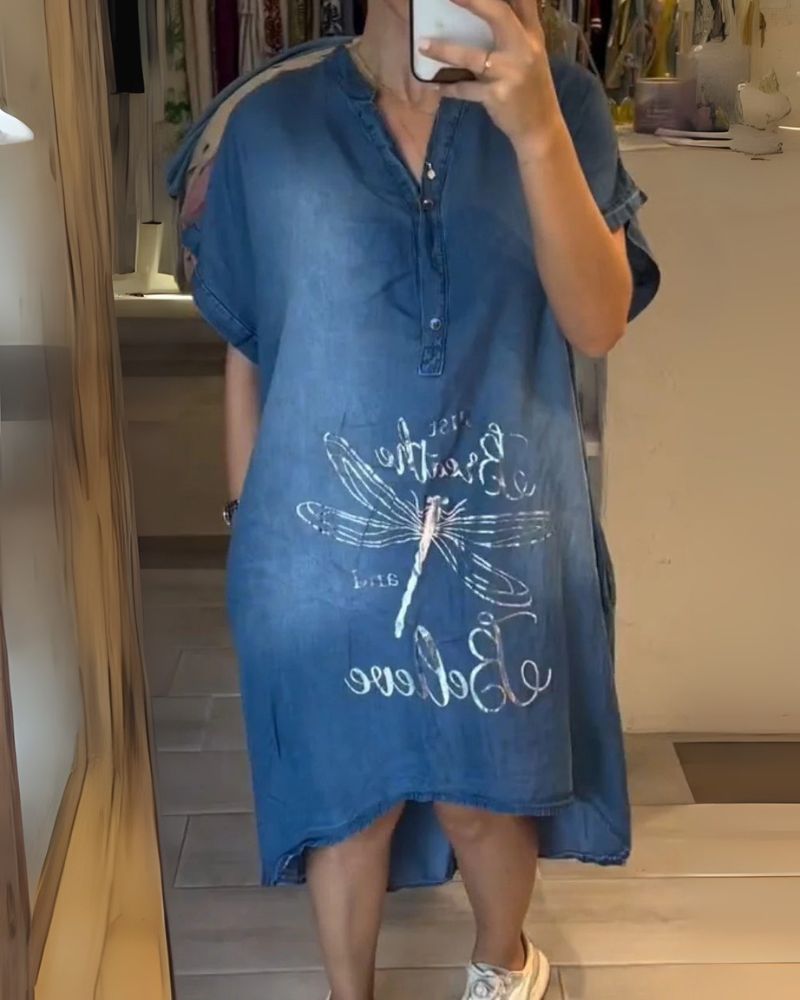 DALPHI - Casual denim dress #KAL4909