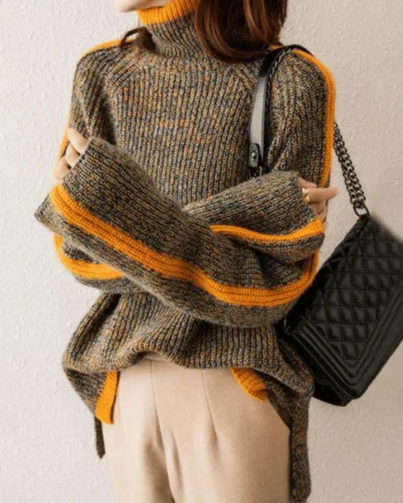 AMEI - STYLISH TURTLENECK SWEATER VEV41274