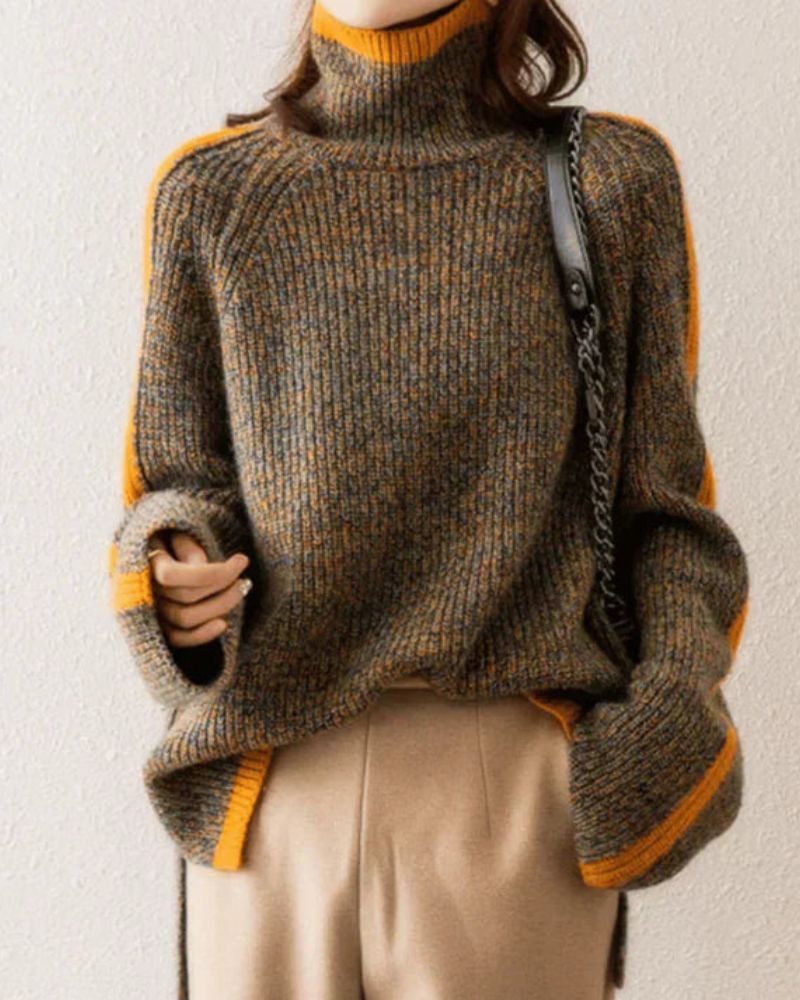 AMEI - STYLISH TURTLENECK SWEATER VEV41274