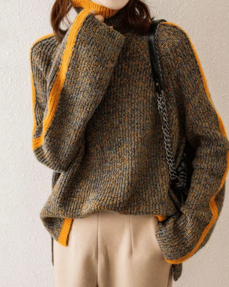 AMEI - STYLISH TURTLENECK SWEATER VEV41274