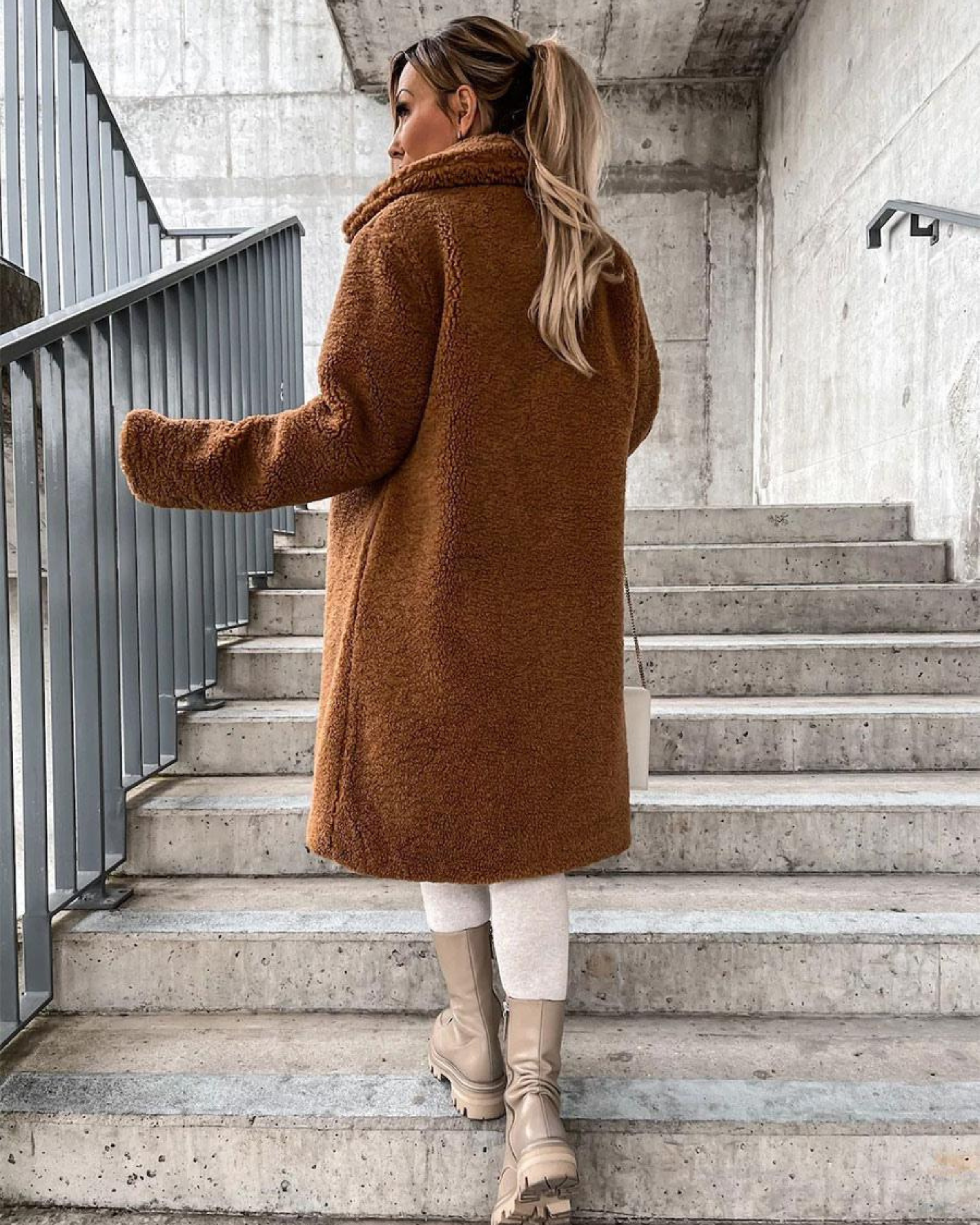 AROA - SUPREME SOFT TEDDY COAT ELE4584