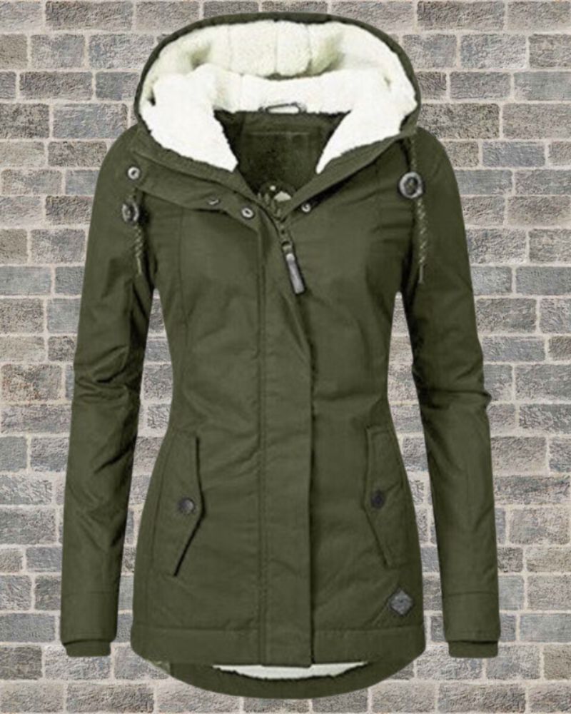 ARAINE - New Pleated Cotton Coat #NEO11021