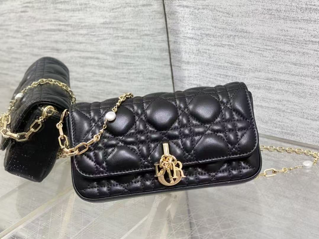CD 2025 My Dior Bag Black Lambskin