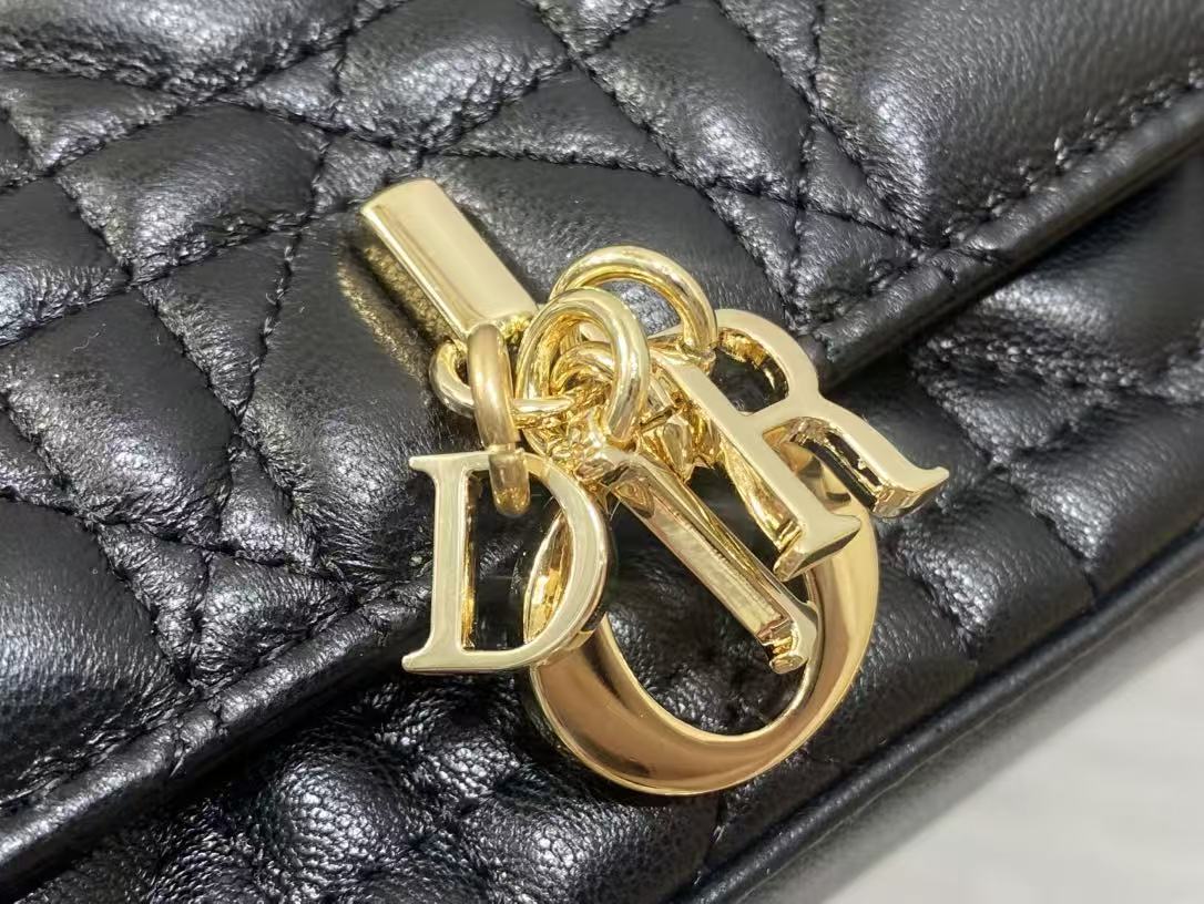 CD 2025 My Dior Bag Black Lambskin