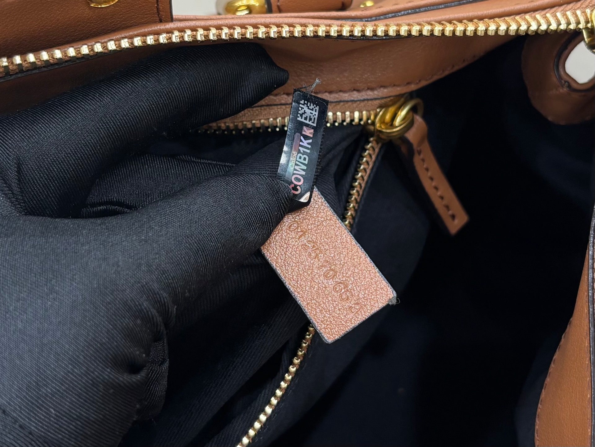 Chloe Paddington 36cm Bag With Gold-tone Hardware Brown Leather