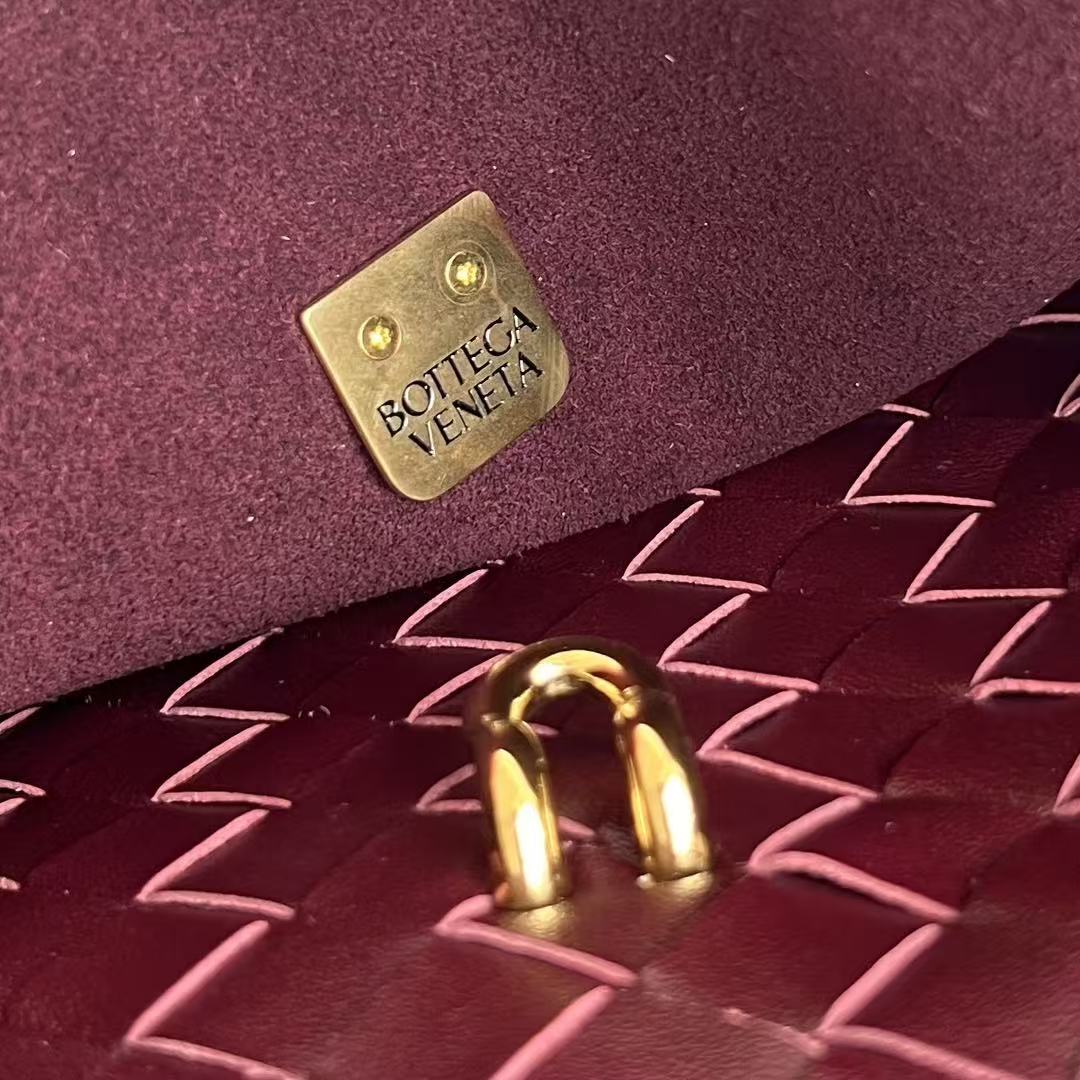 Bottega Veneta 2025 Ciao Ciao Bag 34cm Burgundy Calfskin