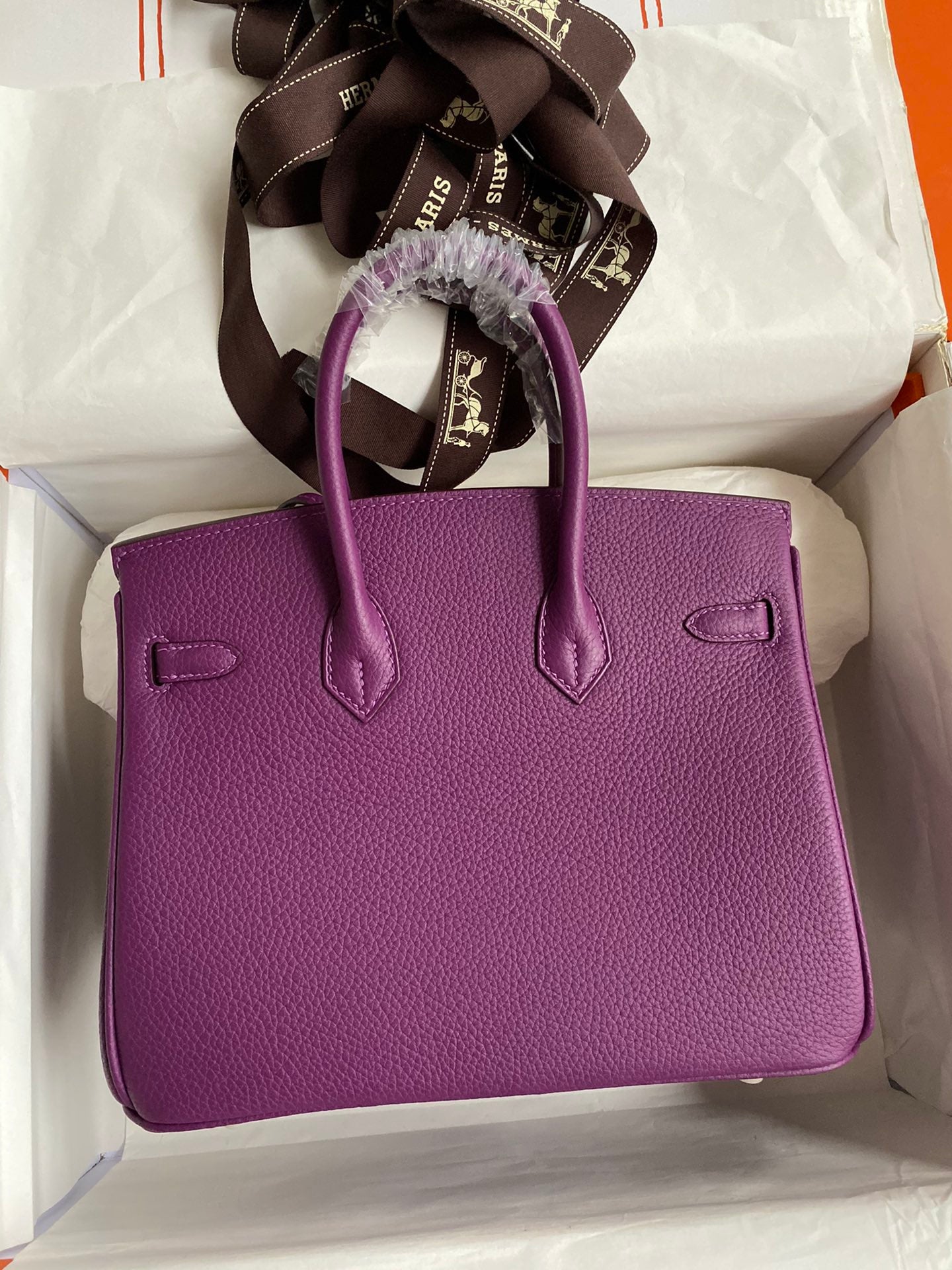 Hermes 2025 Birkin Bag Purple With Gold Hardware Epsom Leather