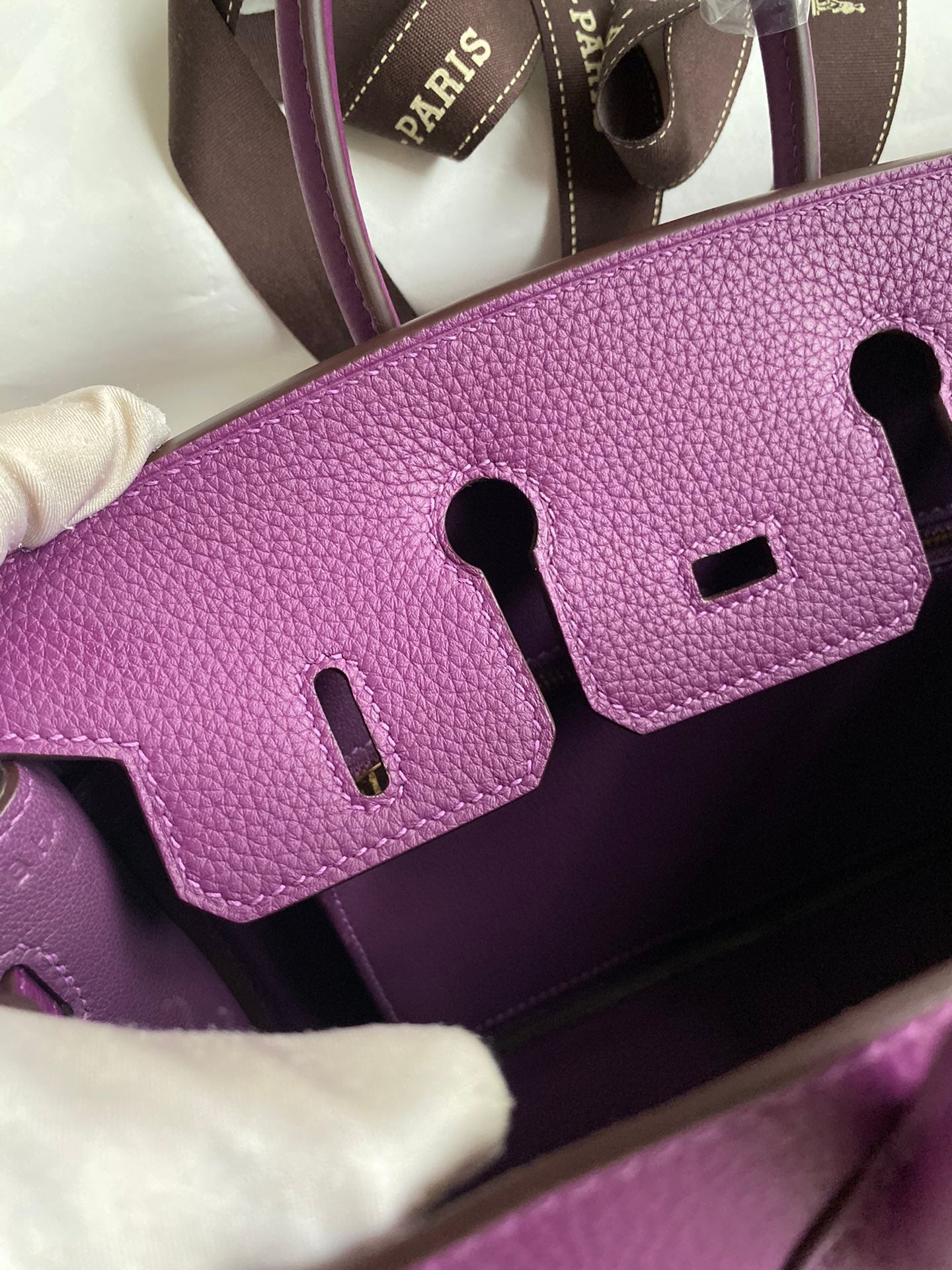 Hermes 2025 Birkin Bag Purple With Gold Hardware Epsom Leather