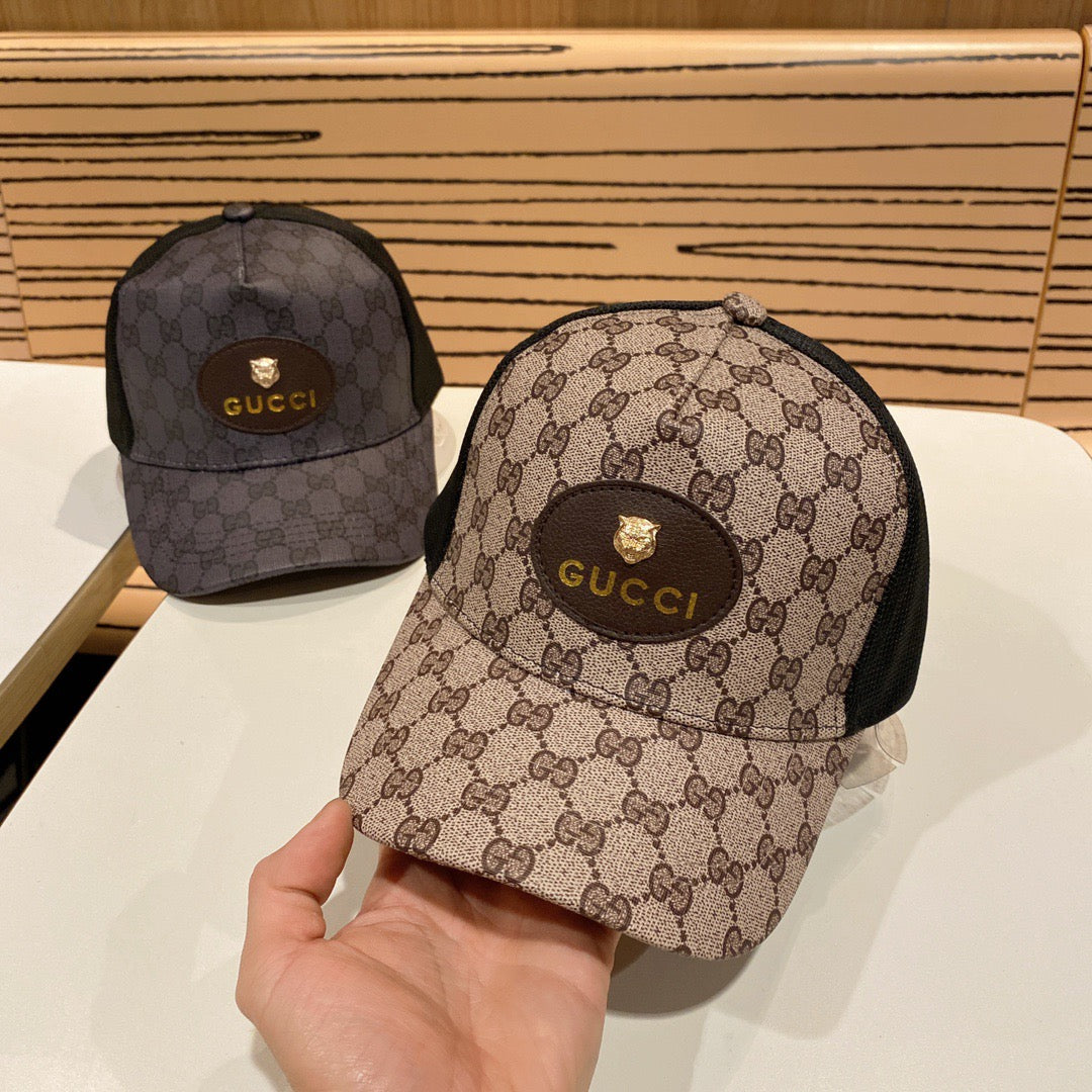 Gucci Tiger GG Supreme Monogram Baseball Caps
