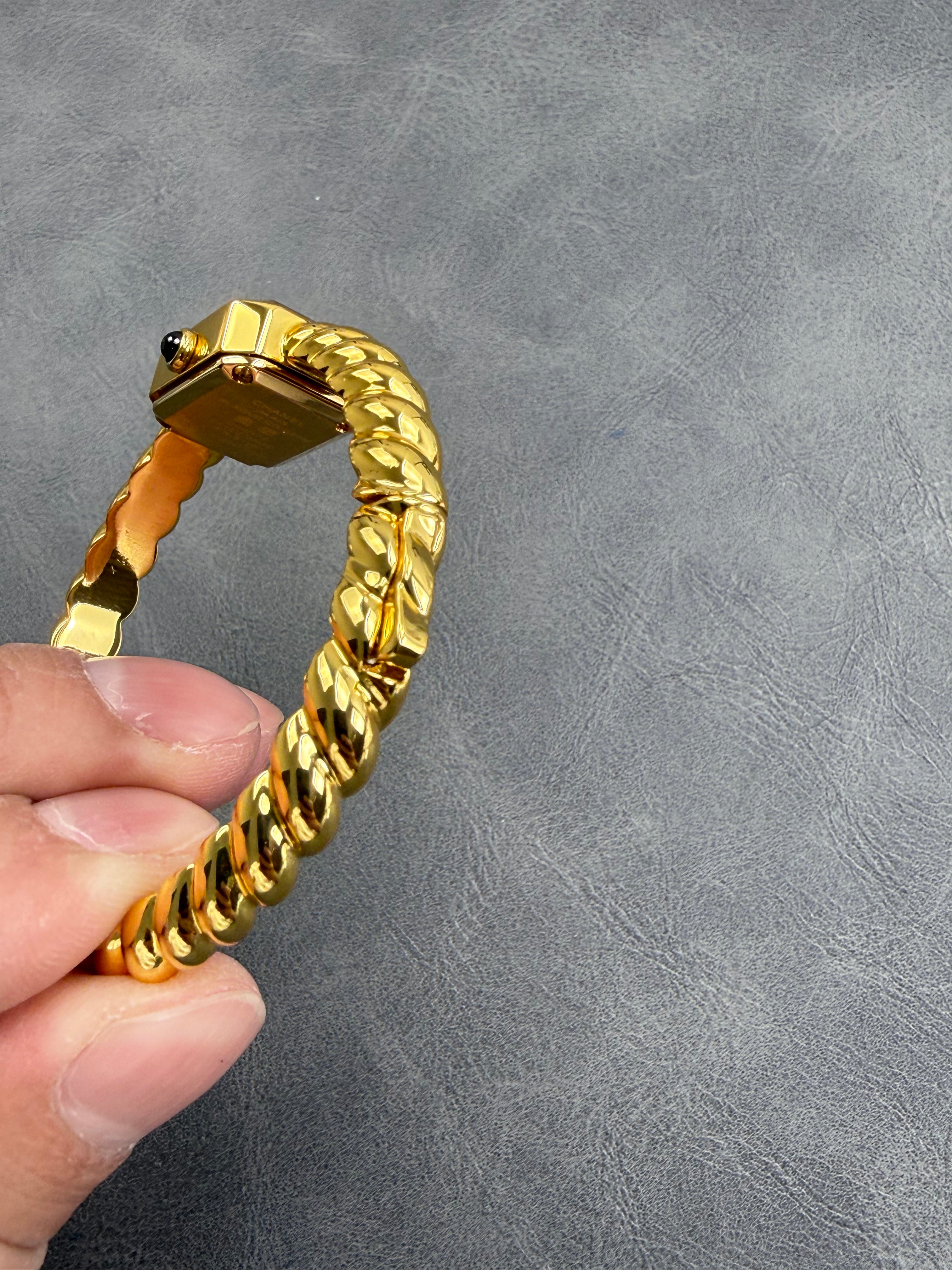 Chanel Premiere Galon Yellow Gold Watch