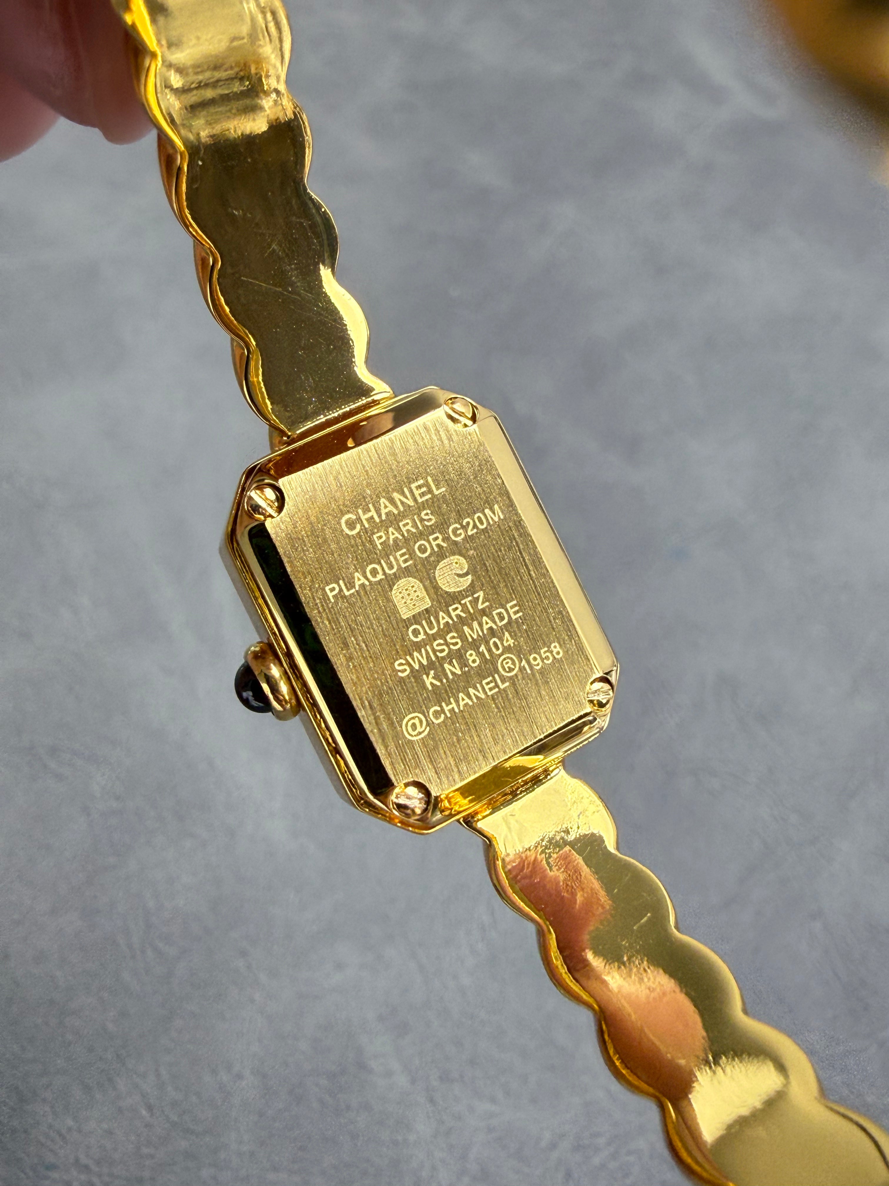 Chanel Premiere Galon Yellow Gold Watch