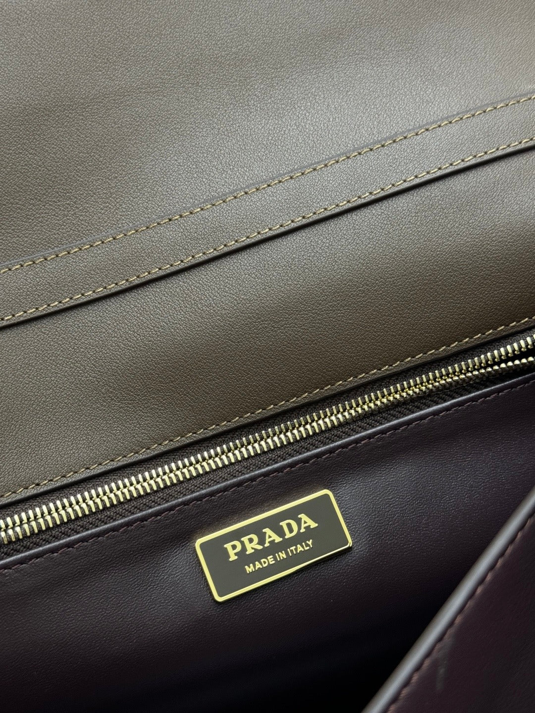 Prada 2026 Soft Sound Bag 28cm Brown Suede Leather