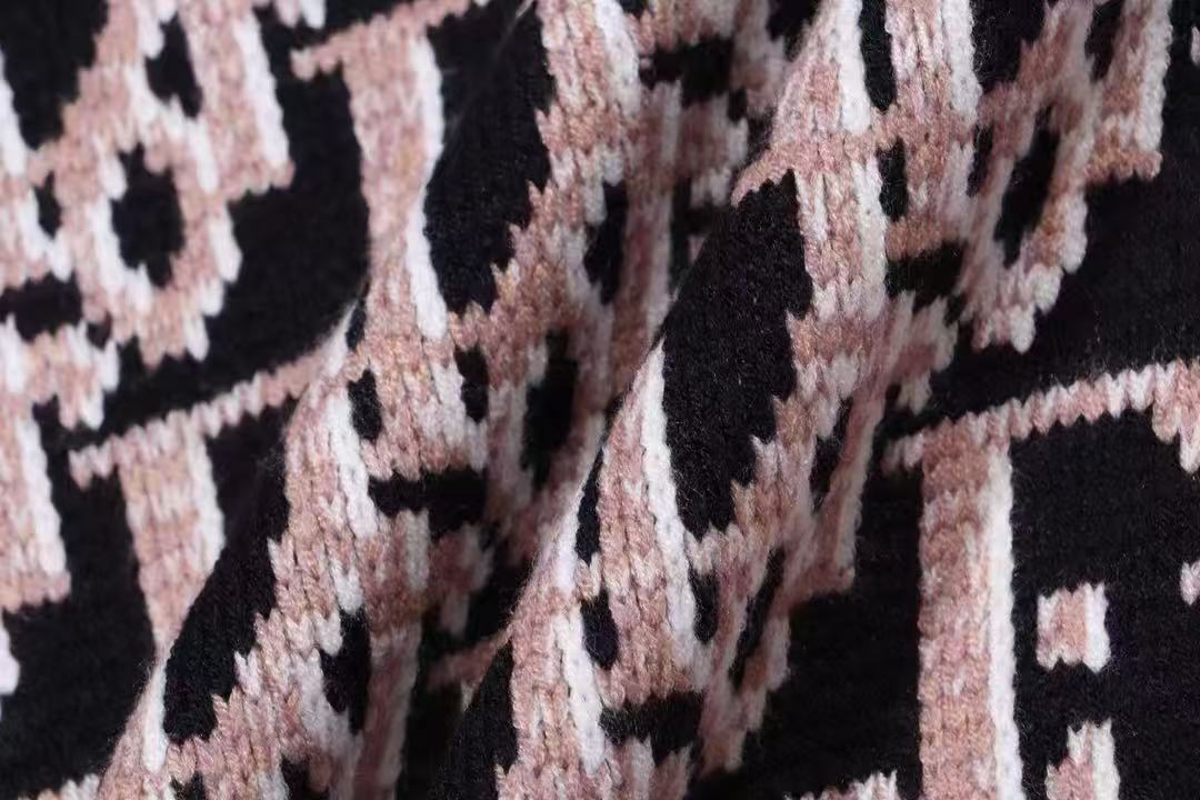 Dior 2026 Oblique Knit Sweater Black Viscose Nylon