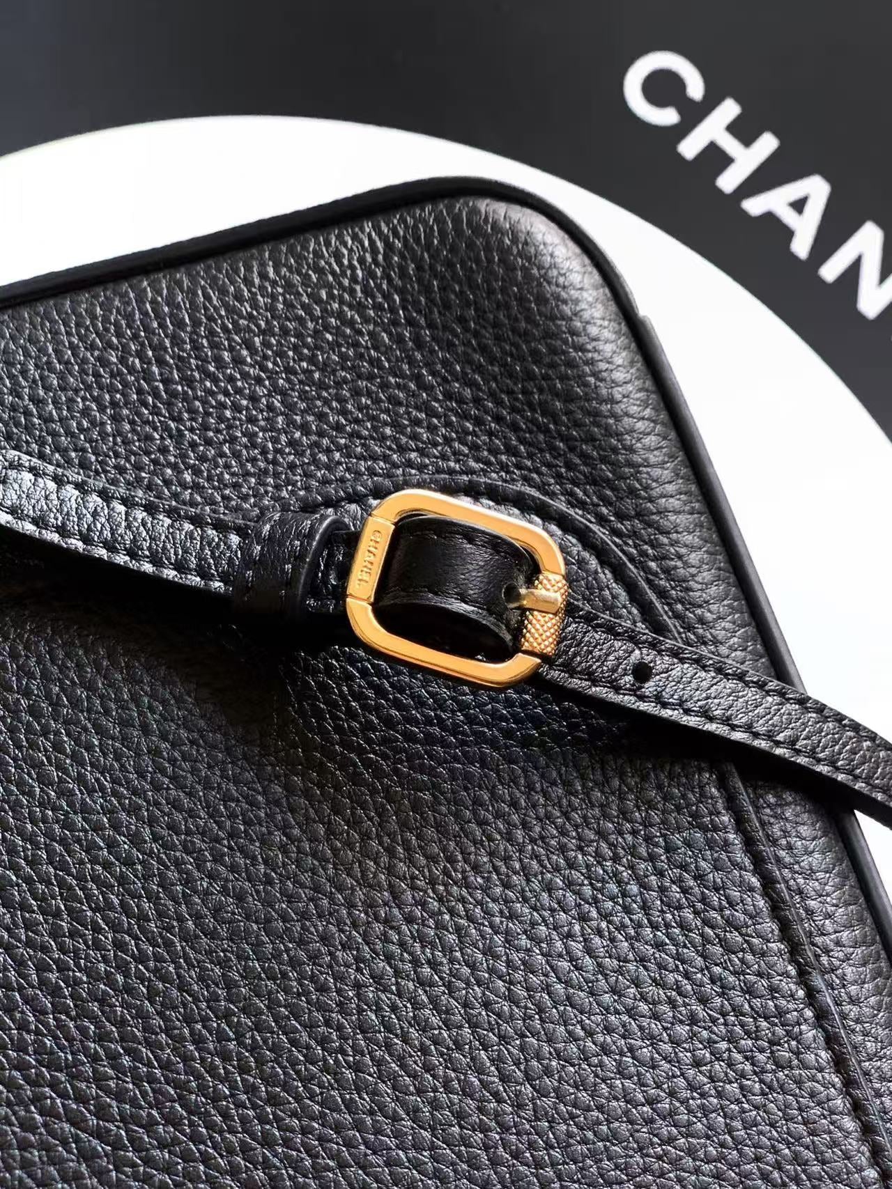 Chanel 2026 Flap Bag 33cm Black Caviar Calfskin