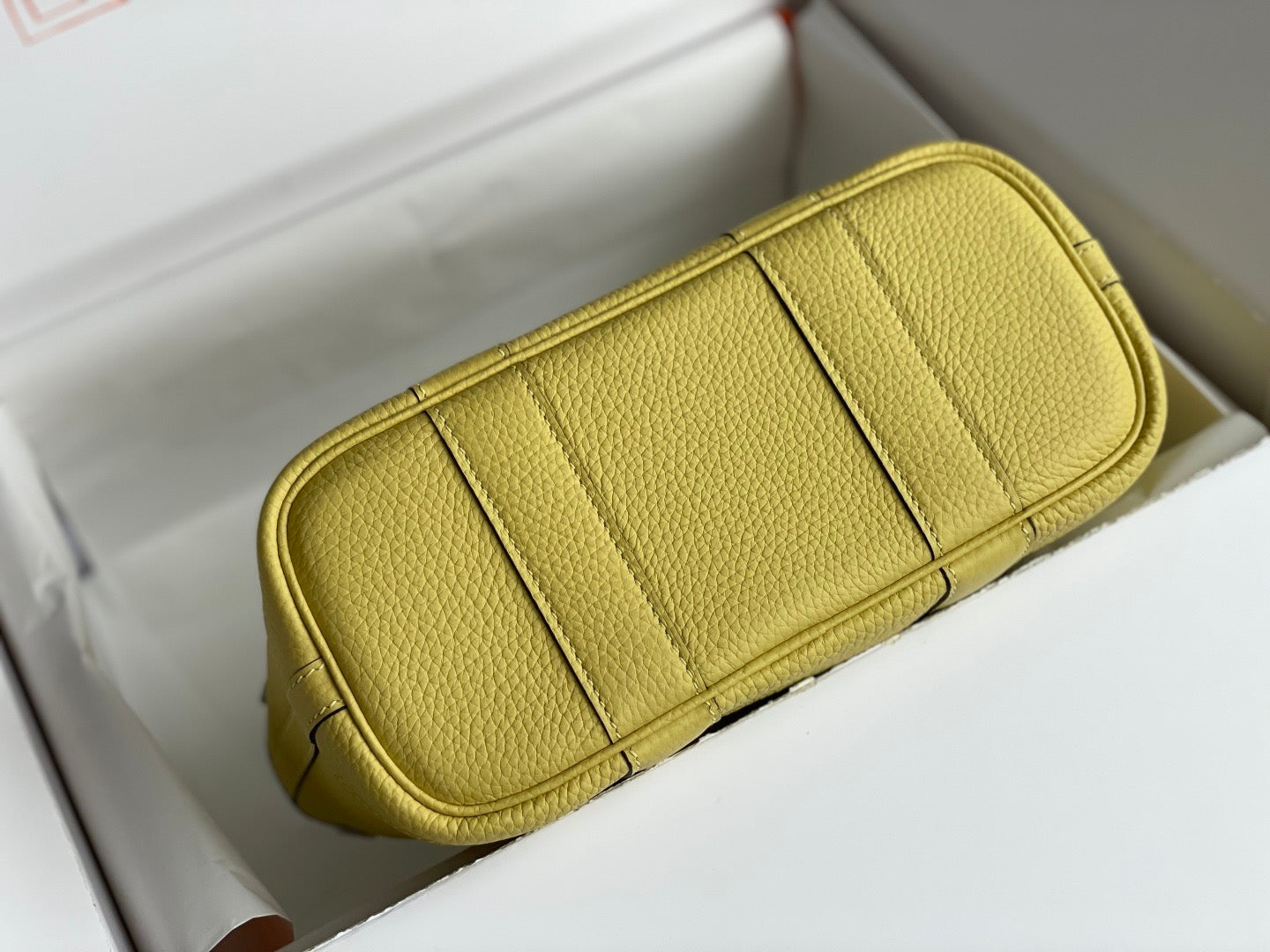 Hermes 2026 Neo Garden Party 23cm Yellow Leather
