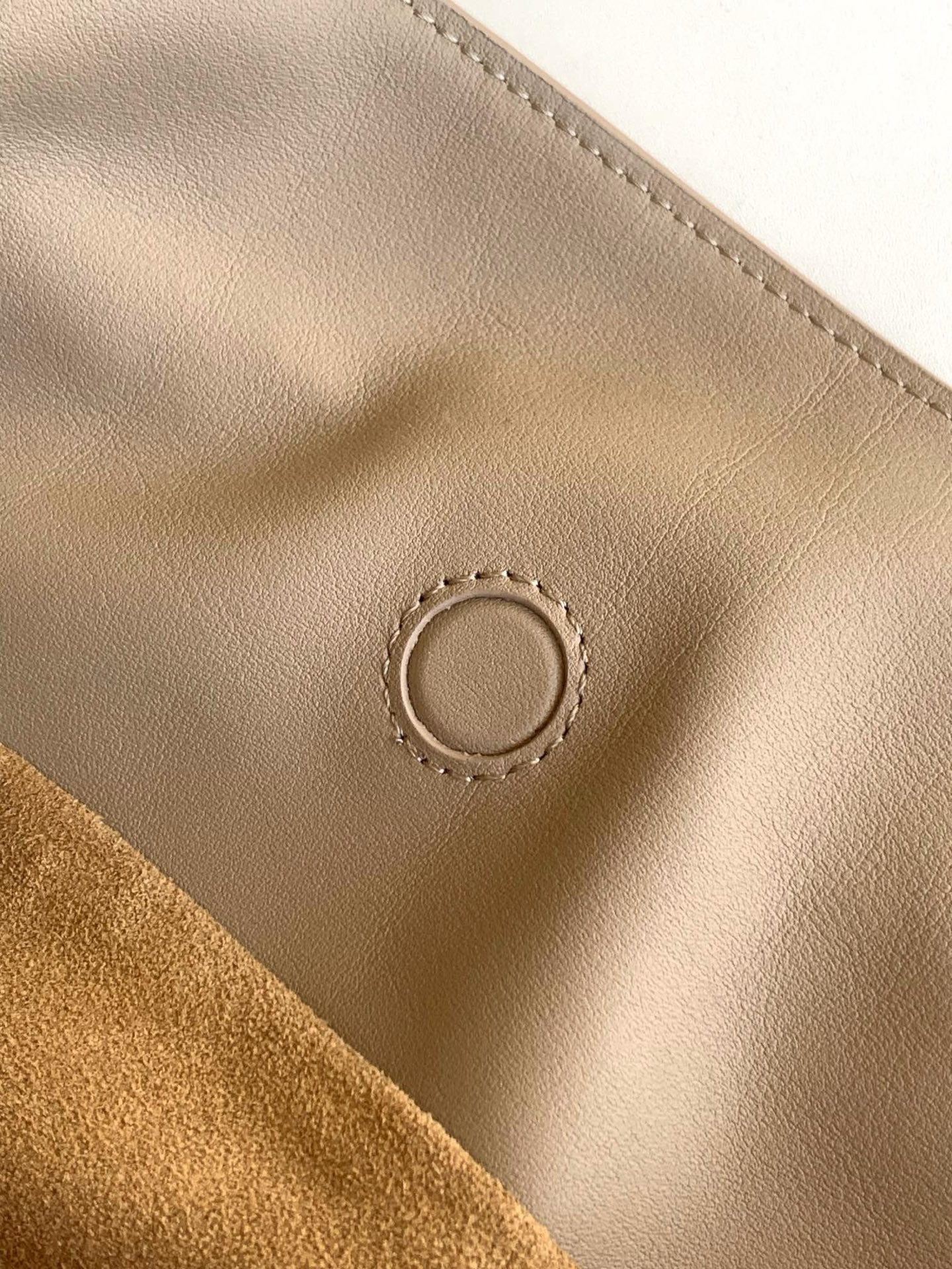 Loewe 2026 Flamenco Clutch 30cm Ivory Nappa Cow Leather
